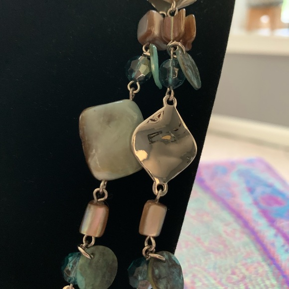 Lia Sophia abalone and mother of pearl neckace - Picture 4 of 4